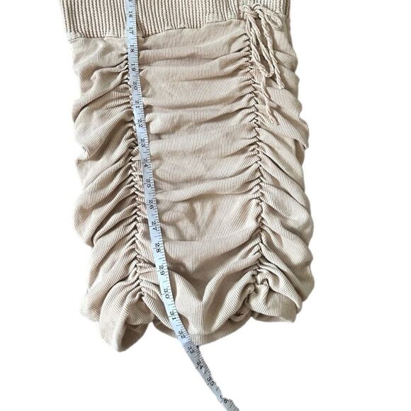 The Free People One Katya Thermal Mini Dress Cream Size Small NWT - Picture 8 of 10